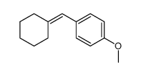 1-(cyclohexylidenemethyl)-4-methoxybenzene结构式