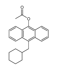 10-acetoxy-9-(cyclohexylmethyl)anthracene Structure