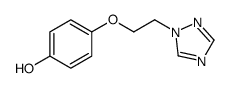 4-[2-(1,2,4-triazol-1-yl)ethoxy]phenol结构式