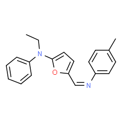 2-Furanamine,N-ethyl-N-phenyl-5-(N-p-tolylformimidoyl)- (8CI) picture