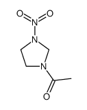 Imidazolidine, 1-acetyl-3-nitro- (9CI) structure