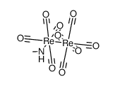 eq-dirhenium nonacarbonyl methylamine Structure