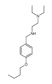 N-[(4-butoxyphenyl)methyl]-N',N'-diethylethane-1,2-diamine Structure