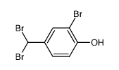 2-bromo-4-dibromomethylphenol Structure