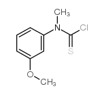 N-(3-METHOXYPHENYL)-N-METHYLTHIOCARBAMOYL CHLORIDE Structure