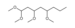 1,1,3,5-tetramethoxyoctane Structure