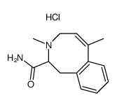 1,2,3,4-tetrahydro-3,6-dimethyl-3-benzazocine-2-carboxamide hydrochloride结构式