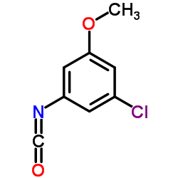 1-Chloro-3-isocyanato-5-methoxybenzene结构式