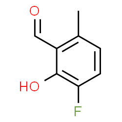 3-FLUORO-2-HYDROXY-6-METHYL-BENZALDEHYDE结构式