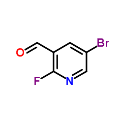 5-Bromo-2-fluoronicotinaldehyde Structure