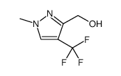 1H-Pyrazole-3-methanol, 1-methyl-4-(trifluoromethyl)结构式