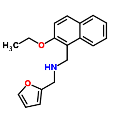 1-(2-Ethoxy-1-naphthyl)-N-(2-furylmethyl)methanamine Structure