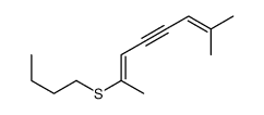 2-butylsulfanyl-7-methylocta-2,6-dien-4-yne Structure