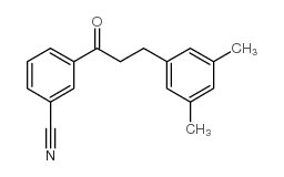 3'-CYANO-3-(3,5-DIMETHYLPHENYL)PROPIOPHENONE structure