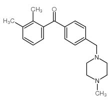 2,3-DIMETHYL-4'-(4-METHYLPIPERAZINOMETHYL) BENZOPHENONE structure