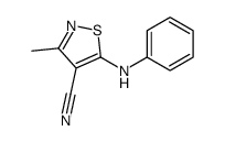 5-ANILINO-3-METHYLISOTHIAZOLE-4-CARBONITRILE picture