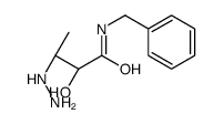 (2S,3R)-N-benzyl-3-hydrazinyl-2-hydroxybutanamide Structure