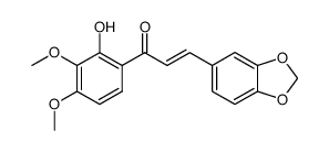 3,4-methylenedioxy-3',4'-dimethoxy-2'-hydroxychalcone结构式