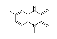 2,3-Quinoxalinedione,1,4-dihydro-1,6-dimethyl-(9CI) Structure