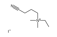 3-cyanopropyl-ethyl-dimethylazanium,iodide Structure