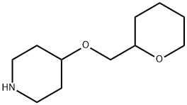4-(oxan-2-ylmethoxy)piperidine Structure