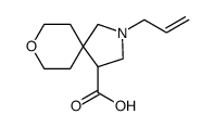 8-Oxa-2-azaspiro[4.5]decane-4-carboxylic acid, 2-(2-propen-1-yl)结构式