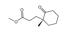 (R)-(+)-2-(2'-CARBOMETHOXYETHYL)-2-METHYLCYCLOHEXANONE Structure