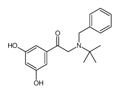 Ethanone, 1-(3,5-dihydroxyphenyl)-2-[(1,1-dimethylethyl)(phenylmethyl)amino]结构式