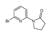 1-(6-bromopyridin-2-yl)pyrrolidin-2-one结构式