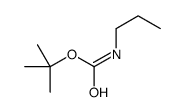 Carbamic acid, propyl-, 1,1-dimethylethyl ester (9CI) Structure