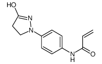 N-[4-(3-oxopyrazolidin-1-yl)phenyl]prop-2-enamide结构式