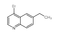 4-溴-6-乙基喹啉结构式