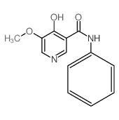 4-羟基-5-甲氧基-N-苯基烟酰胺图片