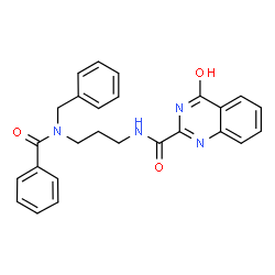 N-{3-[benzyl(phenylcarbonyl)amino]propyl}-4-oxo-3,4-dihydroquinazoline-2-carboxamide picture