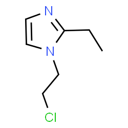 1-(2-chloroethyl)-2-ethyl-1H-imidazole hydrochloride structure