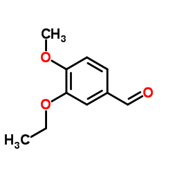 3-乙氧基-4-甲氧基苯甲醛结构式