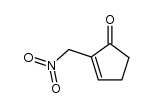 2-nitromethyl-2-cyclopentenone Structure