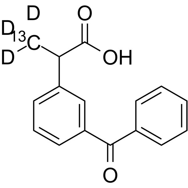 Ketoprofen-13C,d3 structure