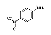 4-硝基苯胺-15N2结构式