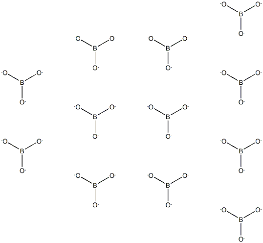 Dodecahydrododecaborate,sodiumsalt Structure