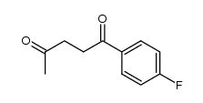 1-[4-(fluoro)-phenyl]pentane-1,4-dione Structure