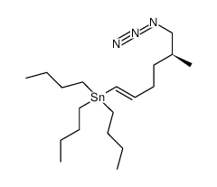 (S,E)-(6-azido-5-methylhex-1-en-1-yl)tributylstannane Structure