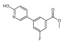 methyl 3-fluoro-5-(6-oxo-1H-pyridin-3-yl)benzoate结构式