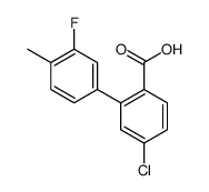 4-chloro-2-(3-fluoro-4-methylphenyl)benzoic acid Structure