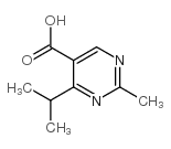 4-Isopropyl-2-methyl-pyrimidine-5-carboxylic acid structure