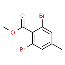 2,6-Dibromo-4-methylbenzoic acid methyl ester Structure