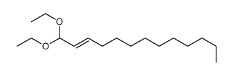 (Z)-1,1-diethoxytridec-2-ene Structure