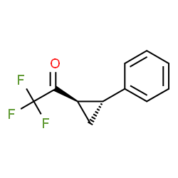 Ethanone, 2,2,2-trifluoro-1-(2-phenylcyclopropyl)-, (1R-trans)- (9CI)结构式