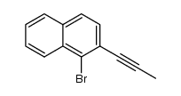 1-bromo-2-(prop-1-yn-1-yl)naphthalene Structure