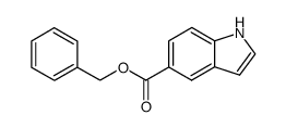 benzyl indole-5-carboxylate Structure